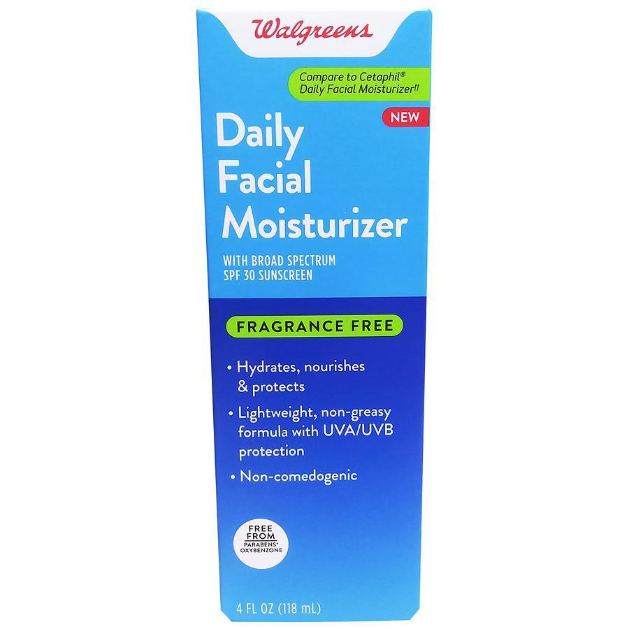 商品Walgreens|Daily Facial Moisturizer SPF 30 Fragrance Free,价格¥94,第1张图片