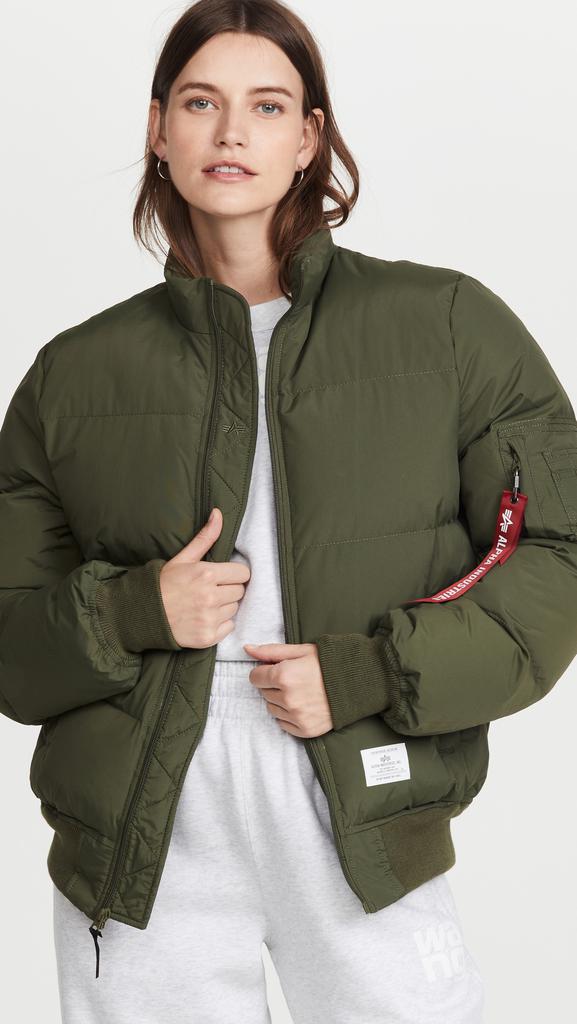 Alpha Industries Ma-1 绗缝飞行夹克商品第2张图片规格展示