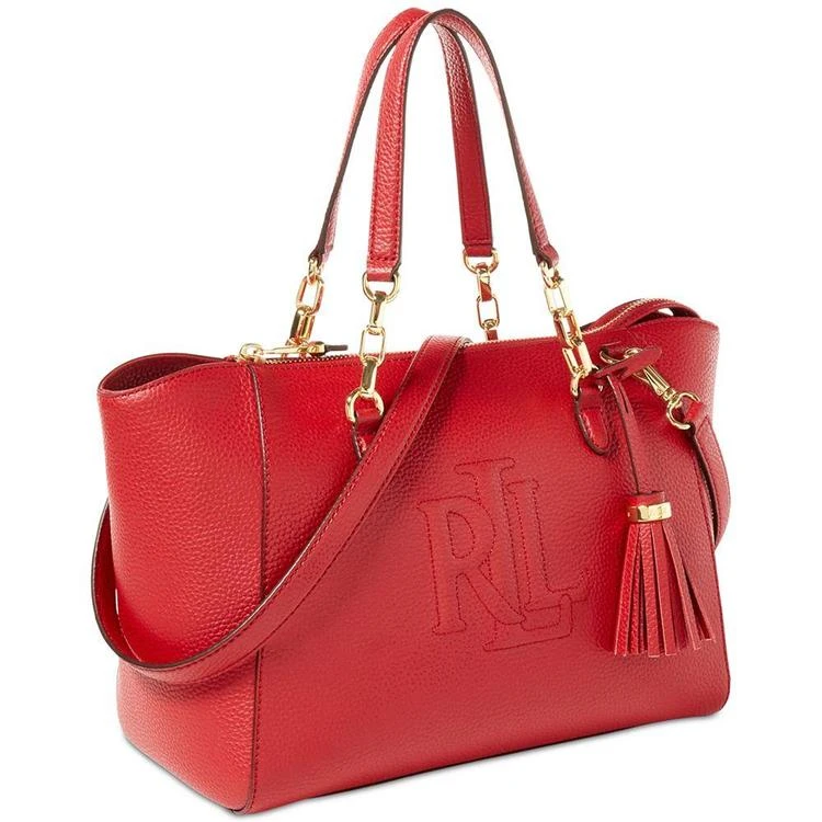 商品Ralph Lauren|Leather Small Stefanie II Satchel,价格¥1102,第4张图片详细描述
