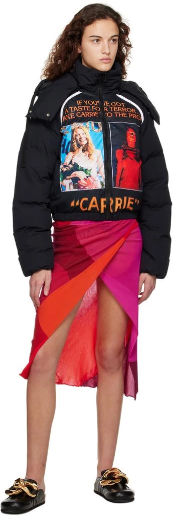 商品JW Anderson|Black Poster Puffer Jacket,价格¥5059,第4张图片详细描述