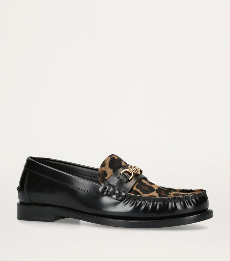 Leopard Print Medusa Loafers 商品