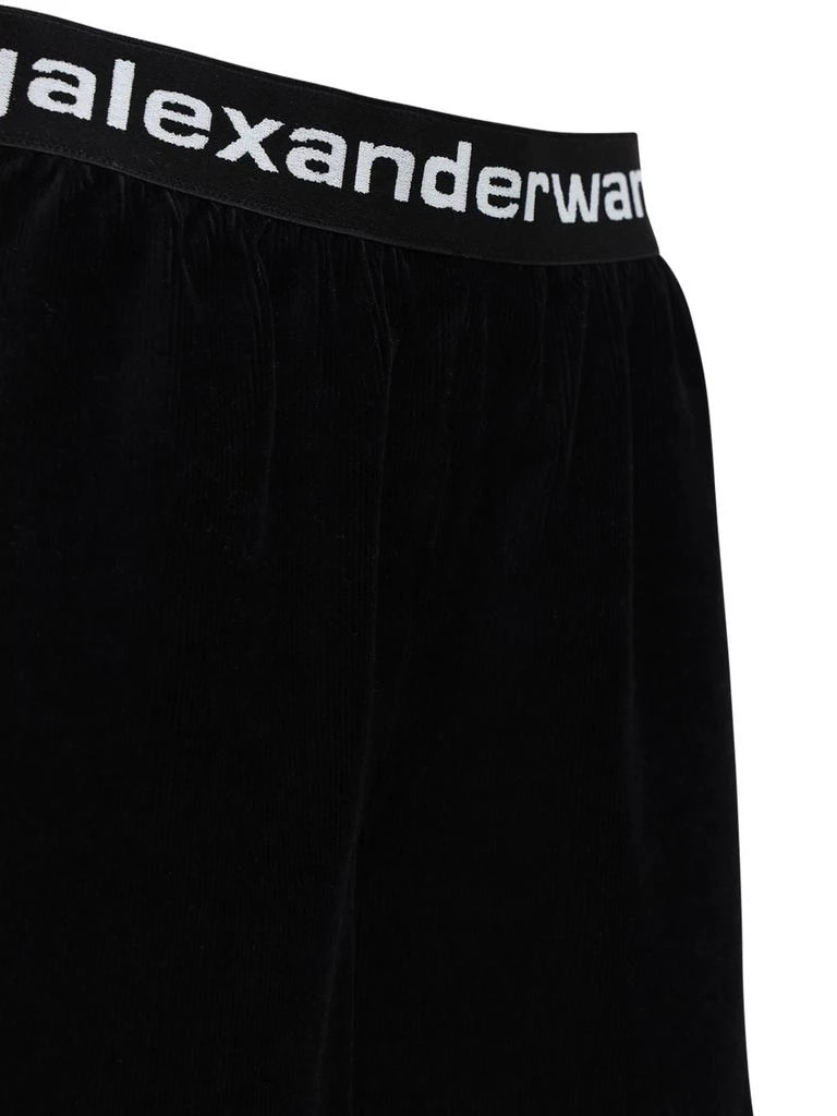 商品Alexander Wang|Stretch Corduroy Shorts W/ Logo,价格¥2011,第3张图片详细描述