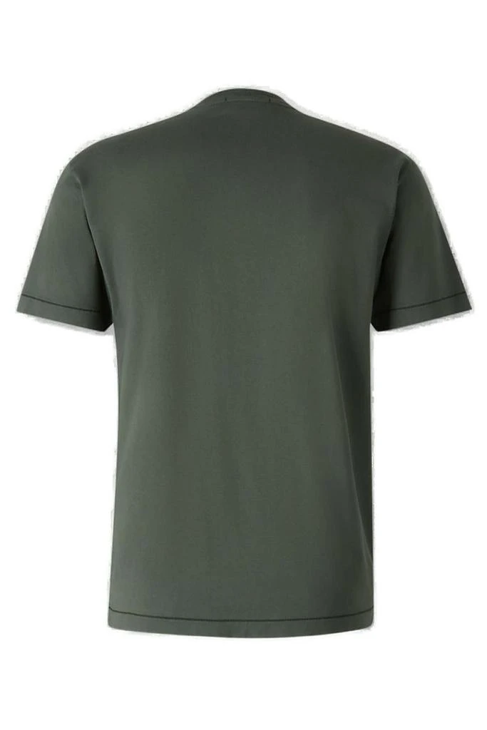 商品Stone Island|Stone Island Logo Patch Crewneck T-Shirt,价格¥1276,第2张图片详细描述