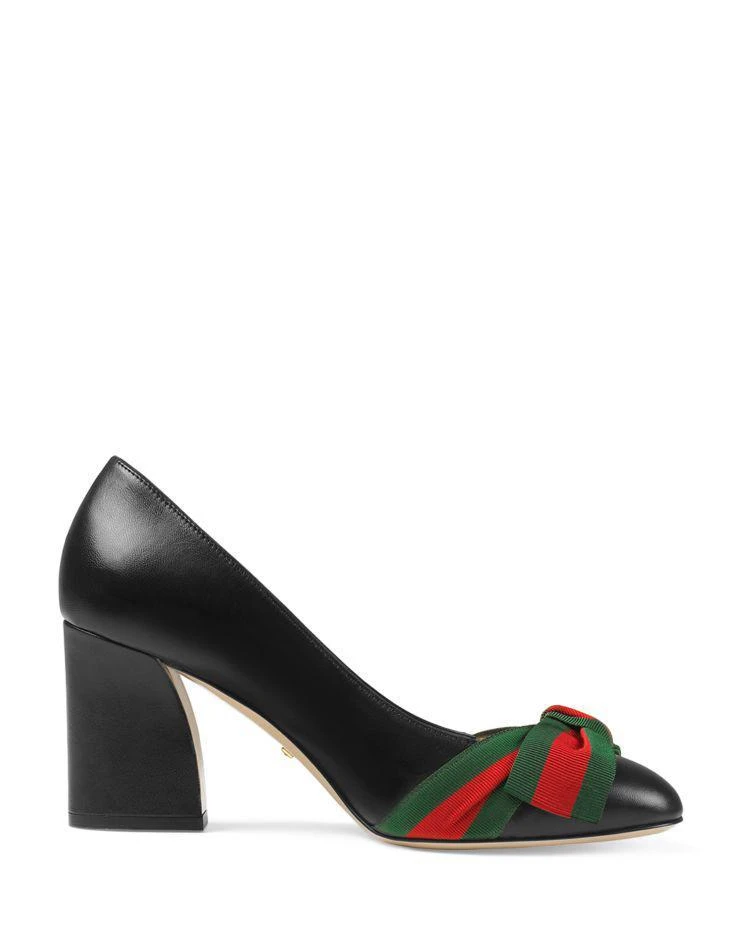 商品Gucci|Women's Aline Block Heel Pumps,价格¥5457,第2张图片详细描述