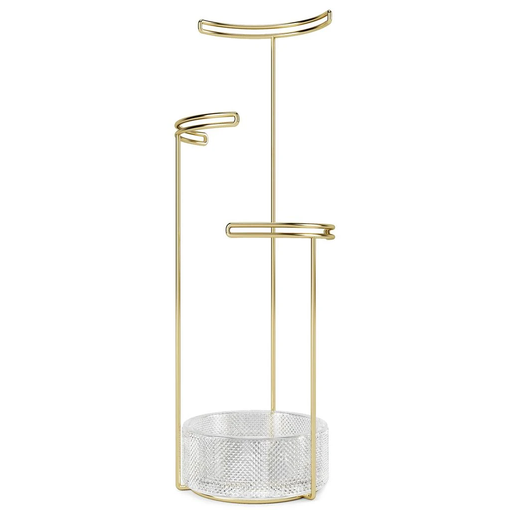 商品Umbra|Umbra Tesora Jewellery Stand - Brass,价格¥159,第1张图片