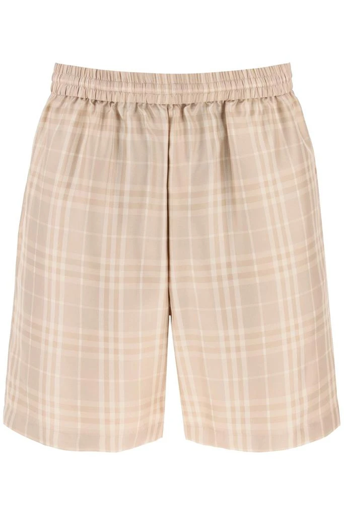 商品Burberry|tartan silk shorts,价格¥2892,第1张图片