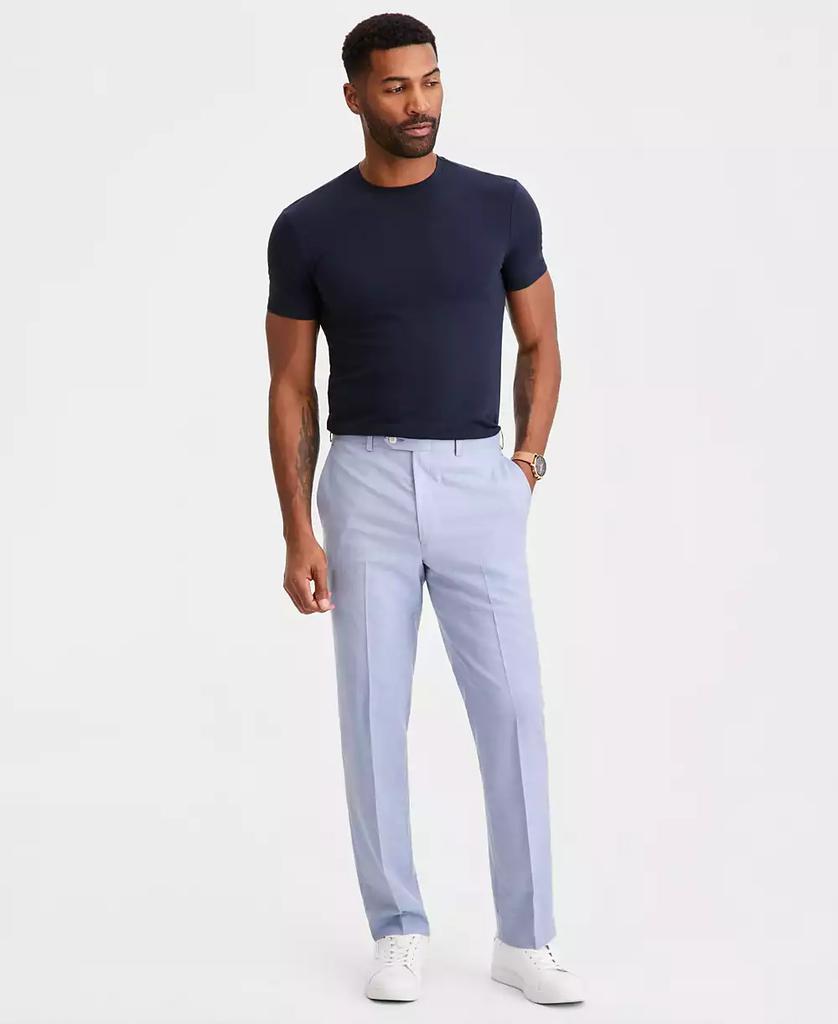 Calças sociais clássicas para homem em tecido Sharkskin image 2