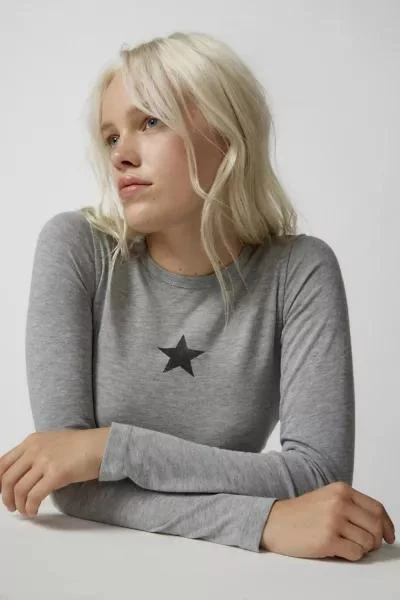 商品Urban Outfitters|Star Long Sleeve Tee,价格¥295,第1张图片