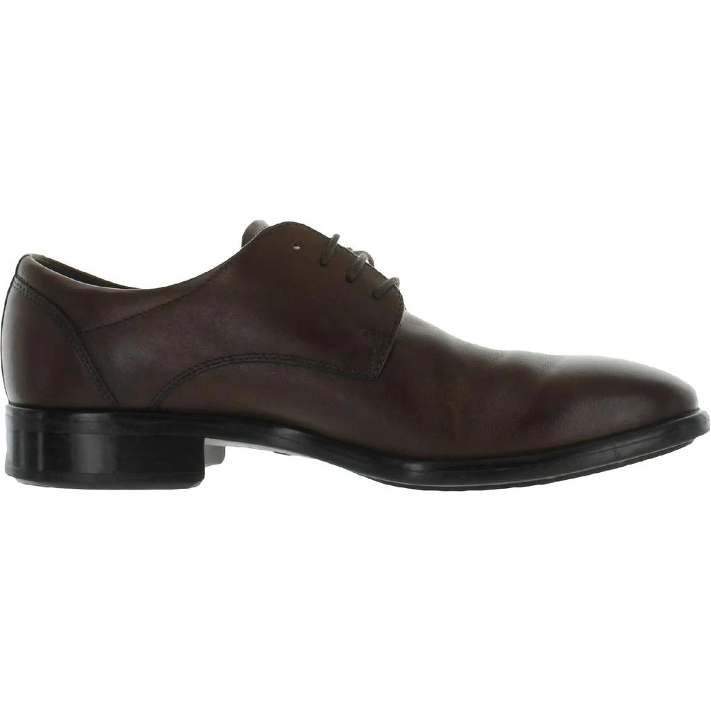 商品ECCO|Mens Leather Block Heel Oxfords,价格¥865,第2张图片详细描述