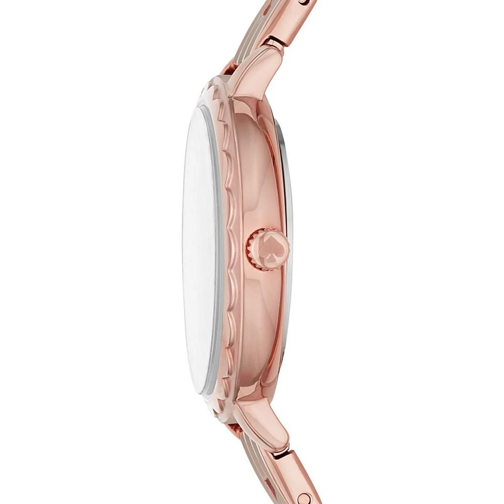 商品Kate Spade|Women's Morningside Mini Rose Gold-Tone Stainless Steel Bracelet Watch 28mm,价格¥745,第2张图片详细描述