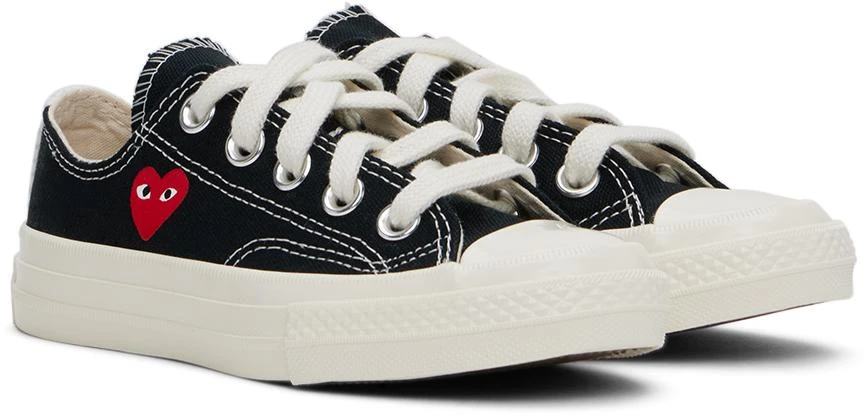 商品Comme des Garcons|黑色 Converse 联名 Chuck 70 OG Single Heart 儿童运动鞋,价格¥1184,第4张图片详细描述