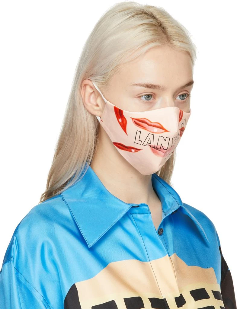 商品Lanvin|Two-Pack Pink Silk Lips Mask,价格¥235,第2张图片详细描述