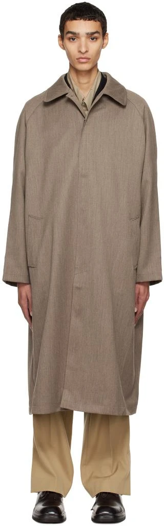 商品mfpen|SSENSE Exclusive Taupe Installation Coat,价格¥1998,第1张图片