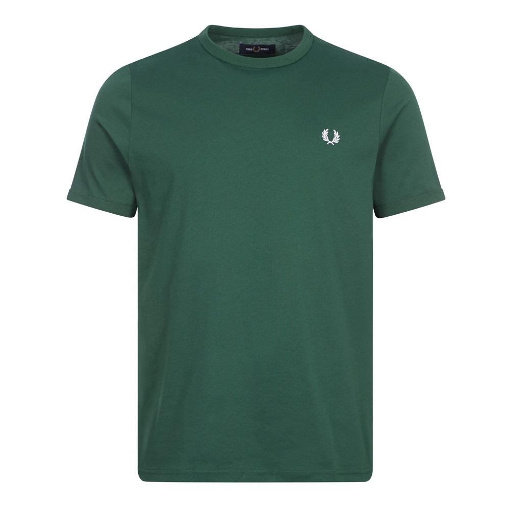 Fred Perry Ringer T-Shirt - Ivy Green商品第1张图片规格展示