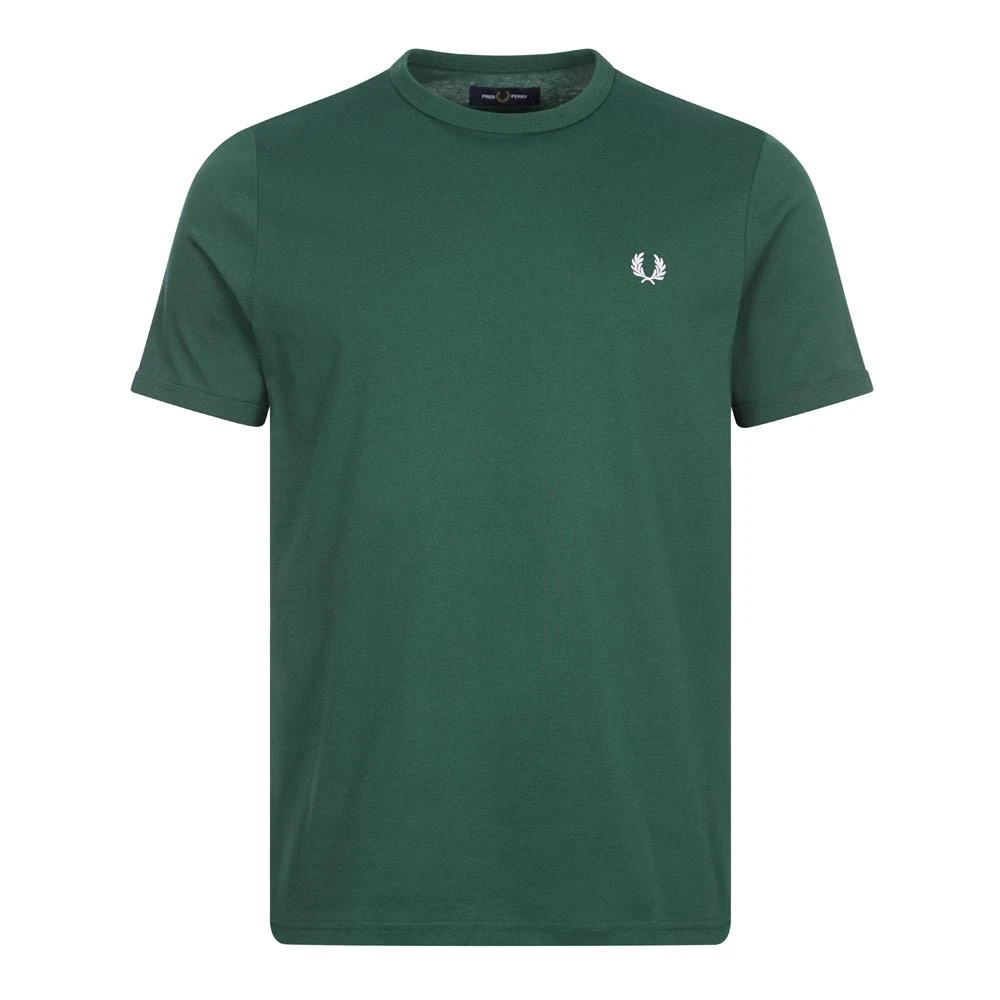 商品Fred Perry|Fred Perry Ringer T-Shirt - Ivy Green,价格¥321,第1张图片