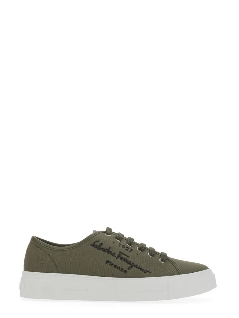 商品Salvatore Ferragamo|Ferragamo Low Sneaker With Logo,价格¥3639,第1张图片