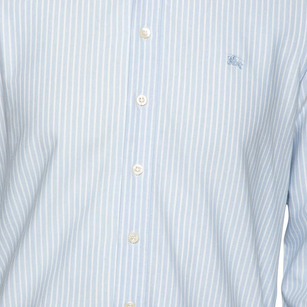 商品[二手商品] Burberry|Burberry Brit Blue Striped Cotton Button Front Shirt S,价格¥913,第4张图片详细描述