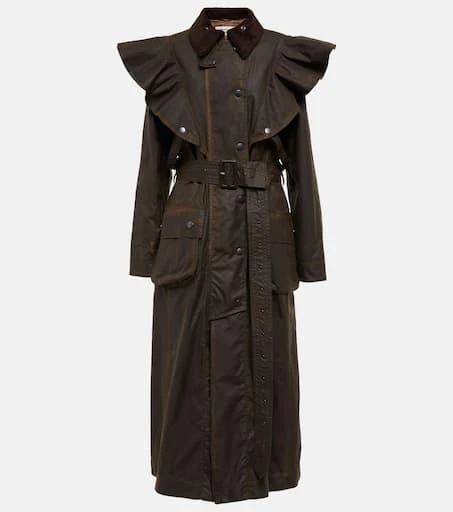 商品Chloé|x Barbour Dani trench coat,价格¥19785,第1张图片