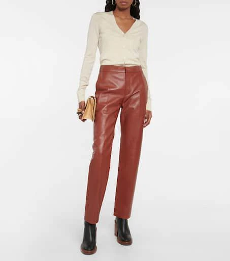 商品Chloé|皮革高腰裤装,价格¥16201,第2张图片详细描述