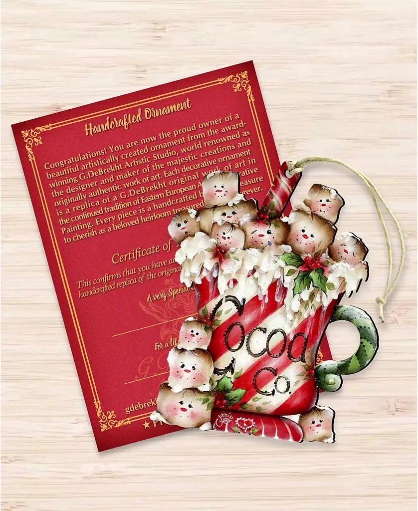 商品Designocracy|Marshmallow Cocoa Co Ornament,价格¥192,第4张图片详细描述