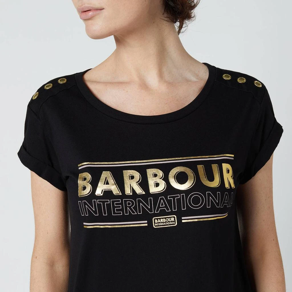 商品Barbour|Barbour International Women's Montegi T-Shirt - Black,价格¥102,第4张图片详细描述