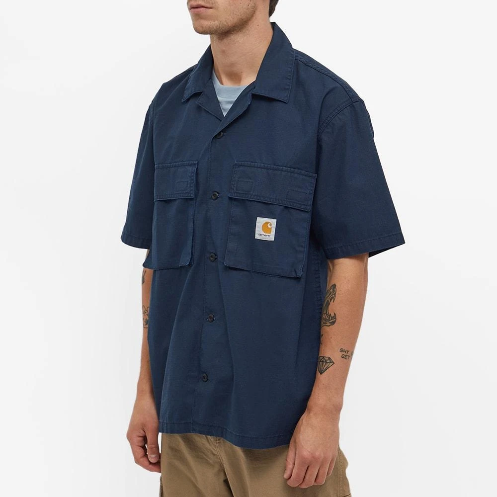 商品Carhartt|Carhartt WIP Short Sleeve Wynton Shirt,价格¥633,第2张图片详细描述