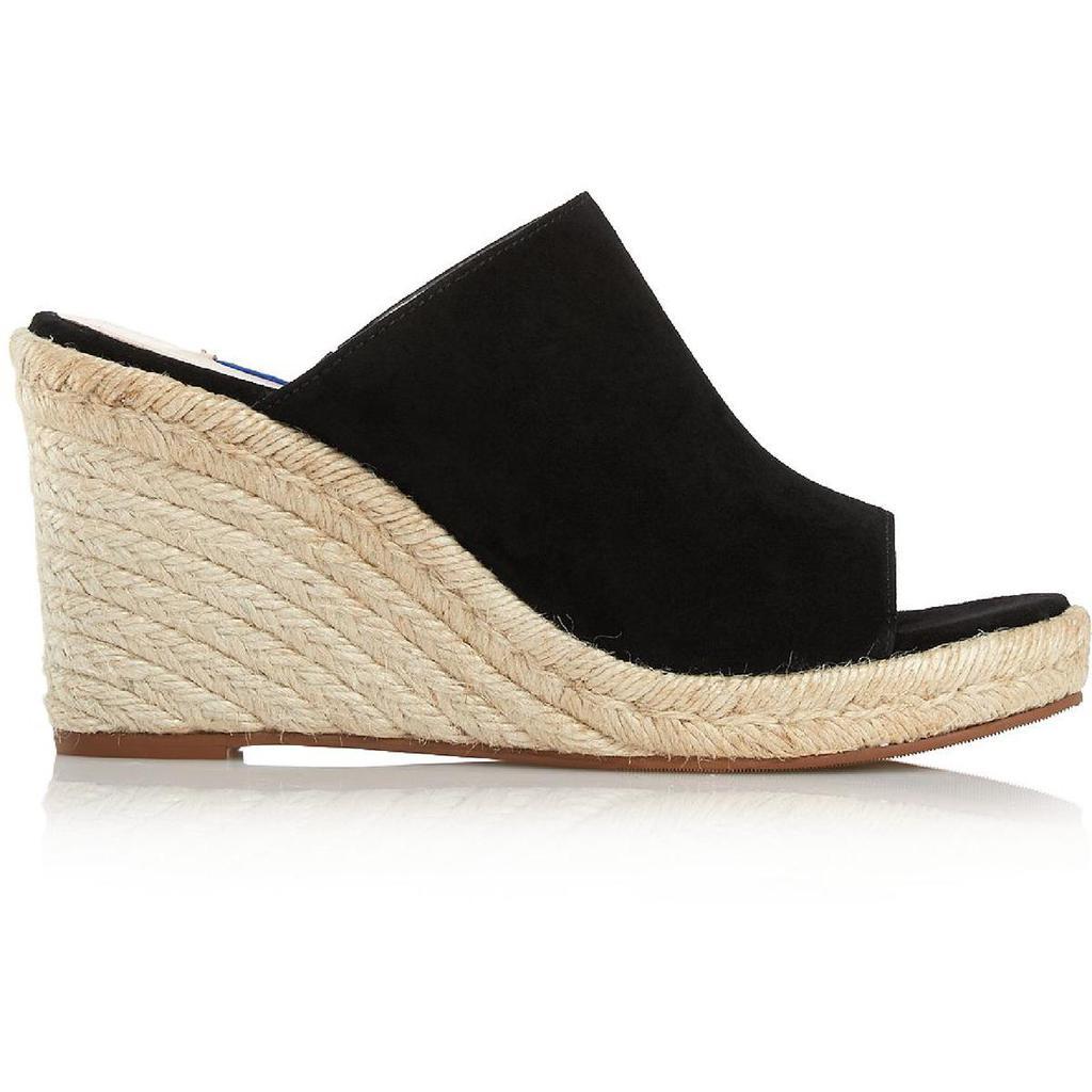 商品Stuart Weitzman|Stuart Weitzman Womens Marabella Suede Mule Wedge Sandals,价格¥472-¥689,第5张图片详细描述