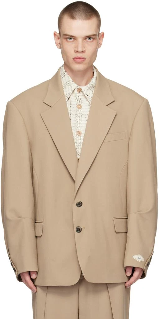 商品ADER error|Beige Single-Breasted Blazer,价格¥3212,第1张图片