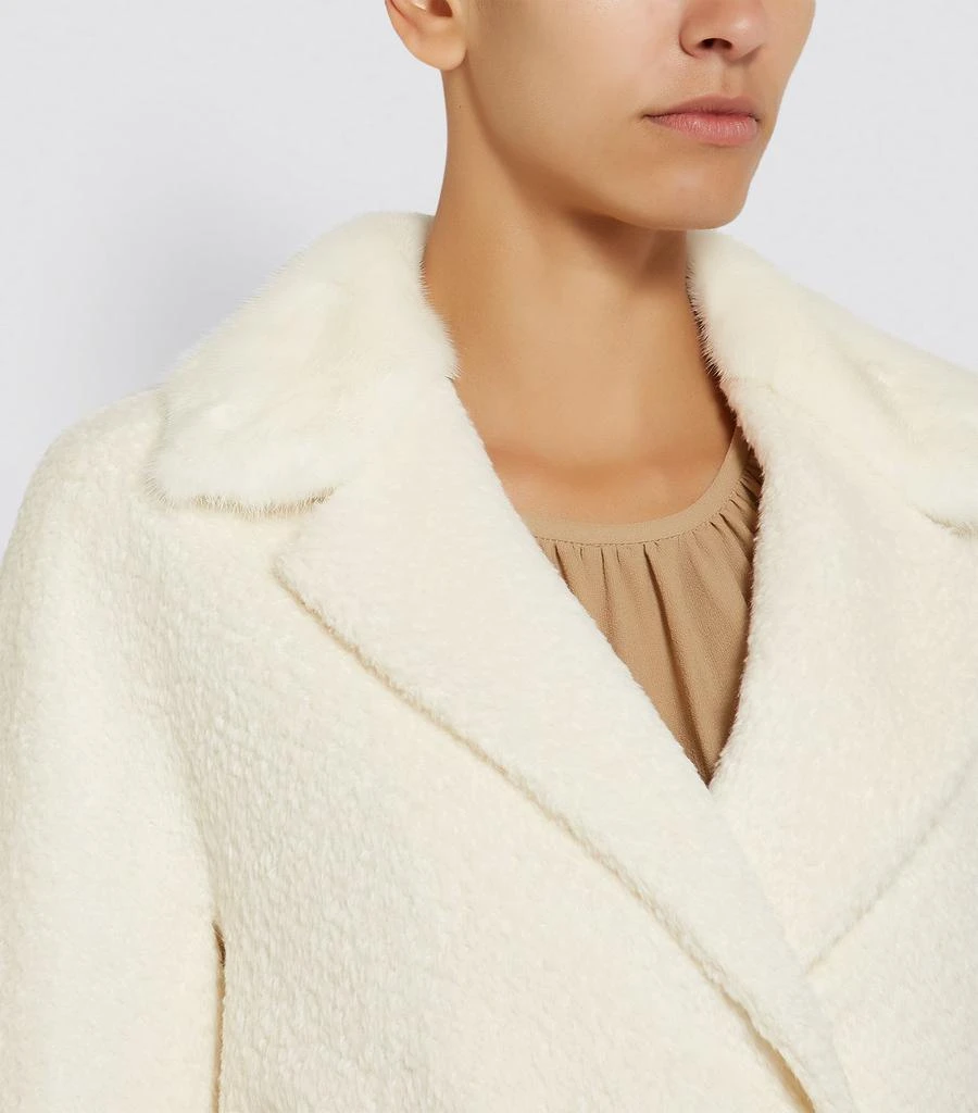 商品Max Mara|Fur Collar Alpaca-Wool Icon Coat,价格¥13799,第4张图片详细描述