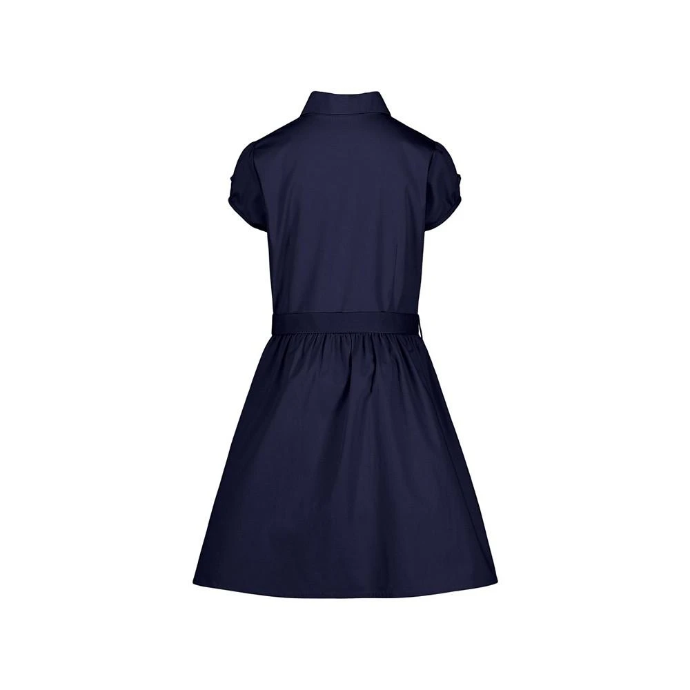 商品Nautica|Big Girls Uniform Belted Poplin Shirt Dress,价格¥160,第2张图片详细描述