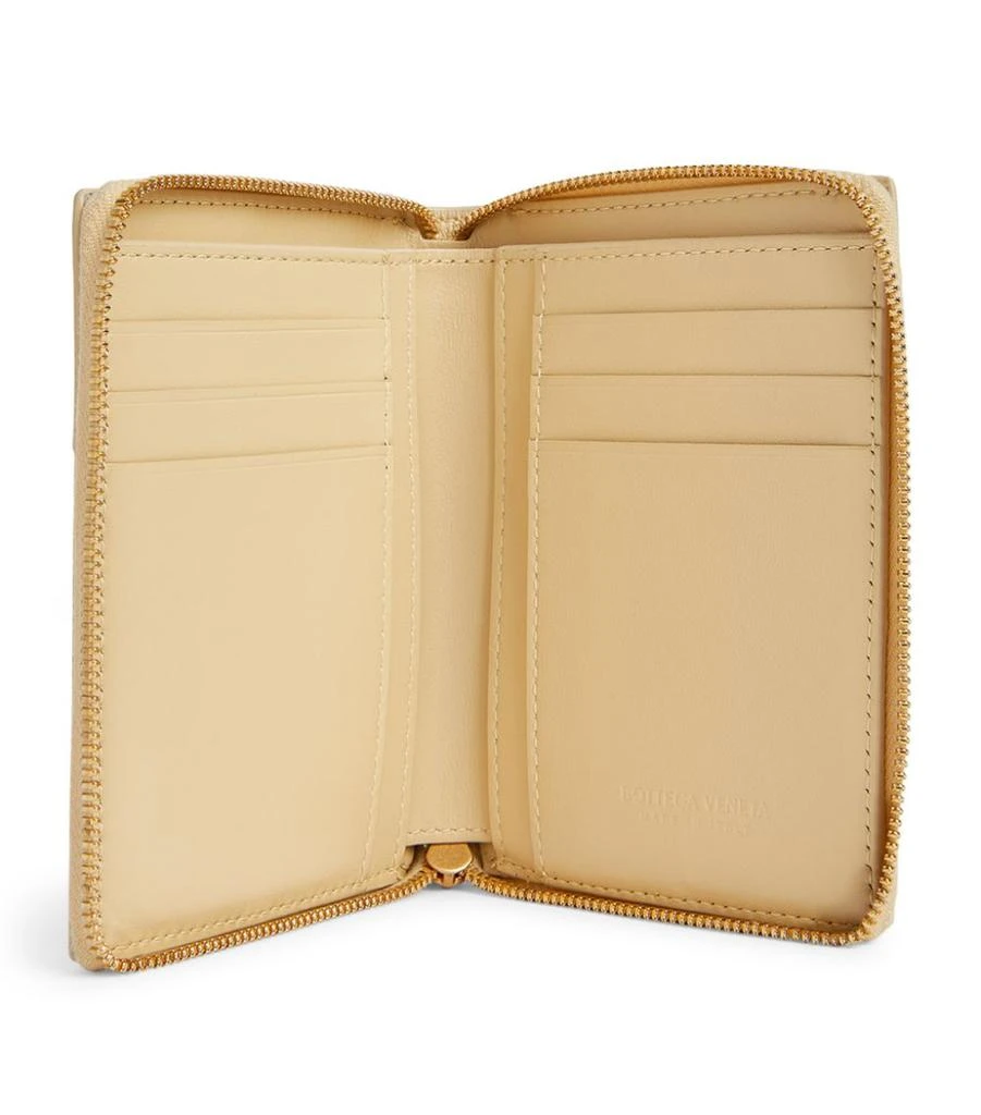 商品Bottega Veneta|Leather Intreccio Zip-Around Wallet,价格¥4861,第2张图片详细描述