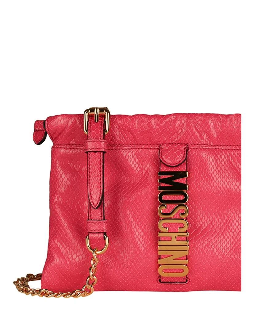 商品Moschino|Logo Leather Crossbody Bag,价格¥3413,第3张图片详细描述