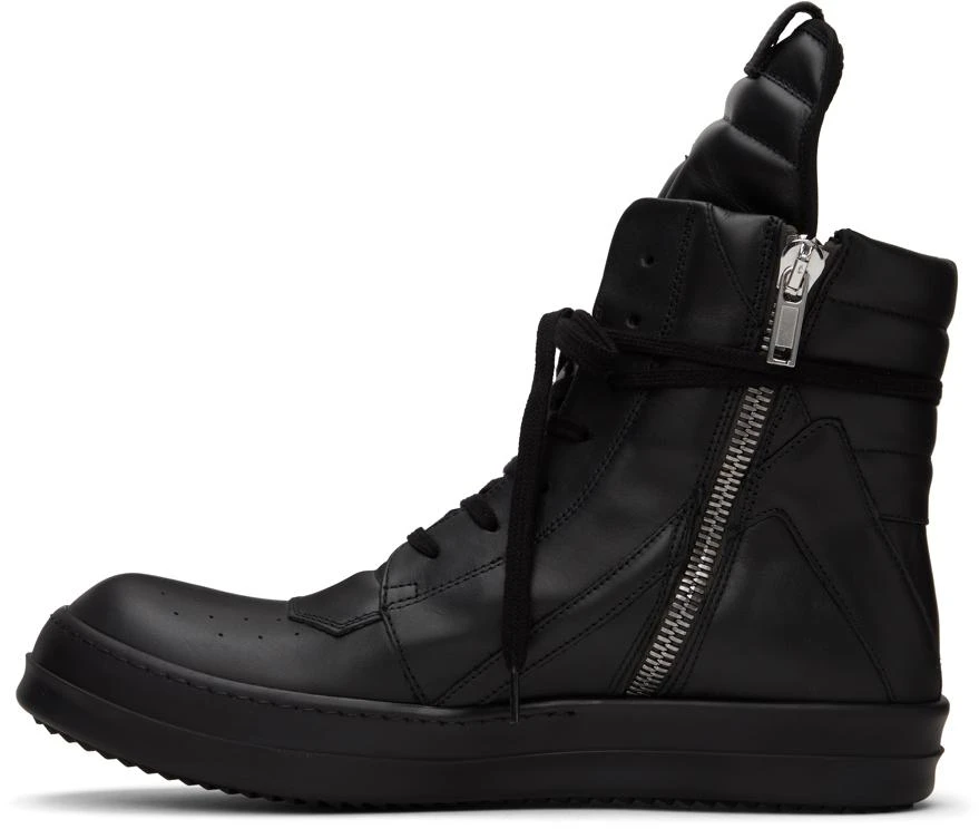 商品Rick Owens|Black Geobasket Sneakers,价格¥6844,第3张图片详细描述