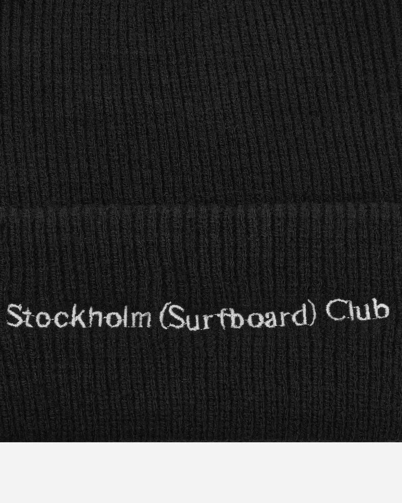 商品Stockholm (Surfboard) Club|Embroidered Logo Beanie Black,价格¥331,第5张图片详细描述