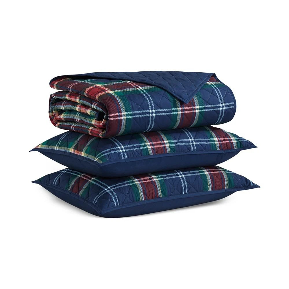 商品Charter Club|Maxwell Plaid Quilt Bag Set, Full/Queen, Created For Macy's,价格¥114,第5张图片详细描述