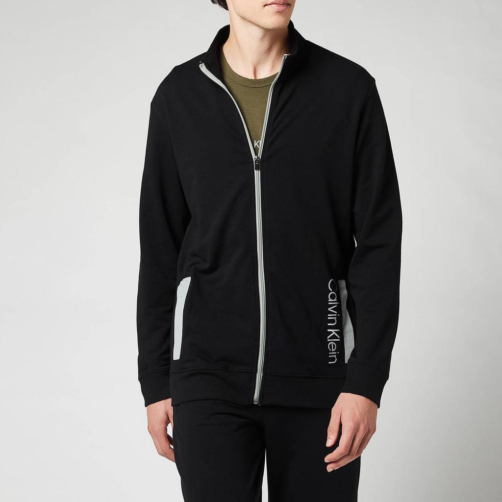 Calvin Klein Men's Full-Zip Sweatshirt - Black商品第1张图片规格展示