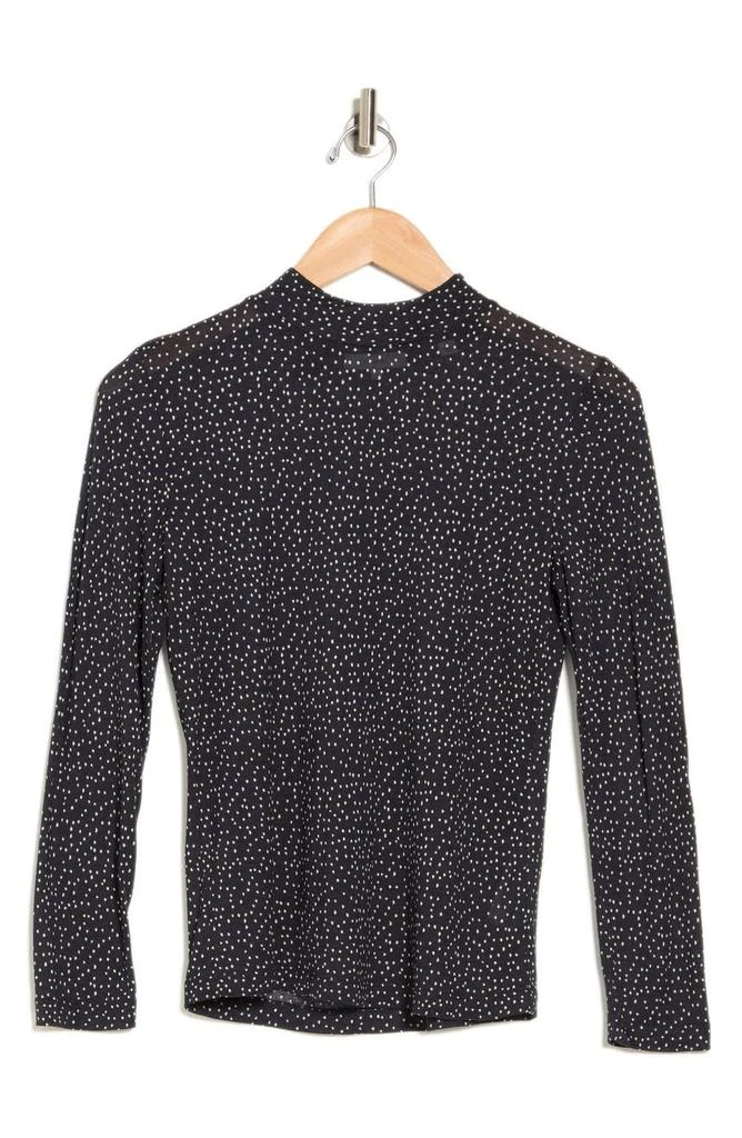 商品Vince|Starry Dot Mock Neck Wool Shirt,价格¥817,第3张图片详细描述