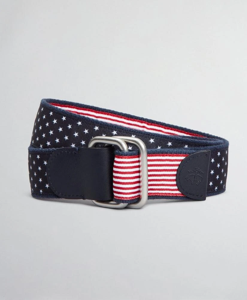 商品Brooks Brothers|Boys Reversible Stars and Stripes Belt,价格¥123,第2张图片详细描述
