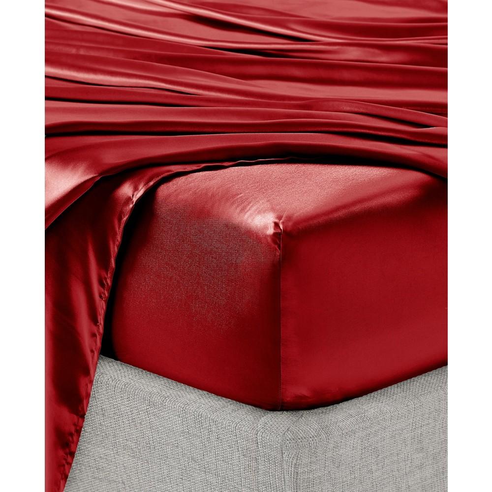 100% Polyester Satin 4 Piece Sheet Set商品第5张图片规格展示