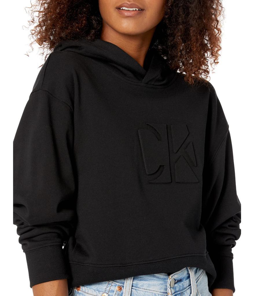 商品Calvin Klein|Hoodie with Embossed Logo,价格¥444,第5张图片详细描述