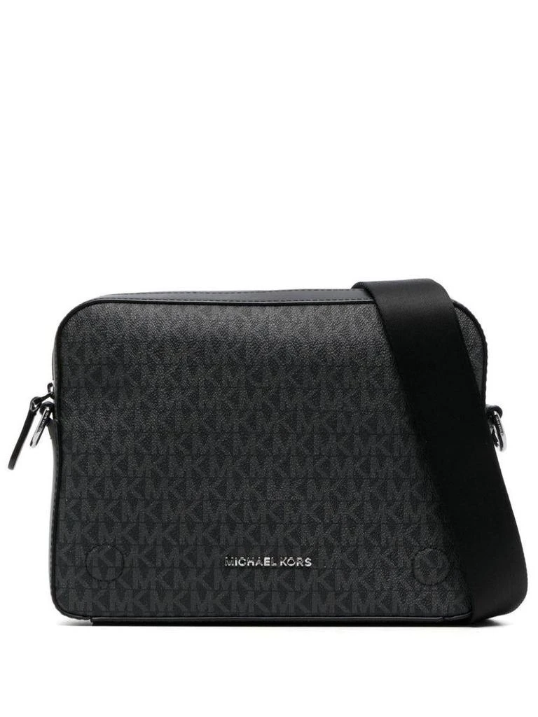 商品Michael Kors|Michael Kors Hudson Dual Crossbody Bags in Black,价格¥1928,第1张图片