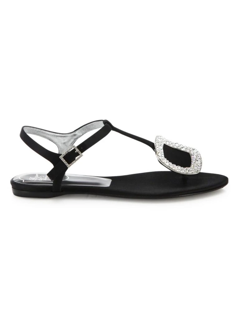 商品Roger Vivier|水晶钻扣 平底凉鞋,价格¥6123,第1张图片