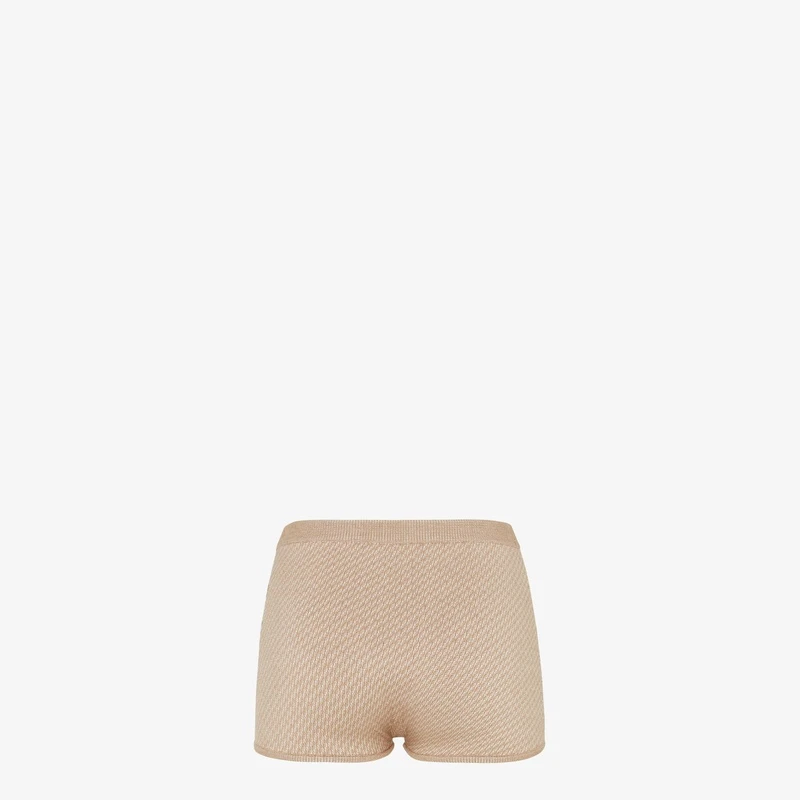 商品Fendi|FENDI/芬迪 女士棕色真丝/棉短裤,价格¥7048,第4张图片详细描述