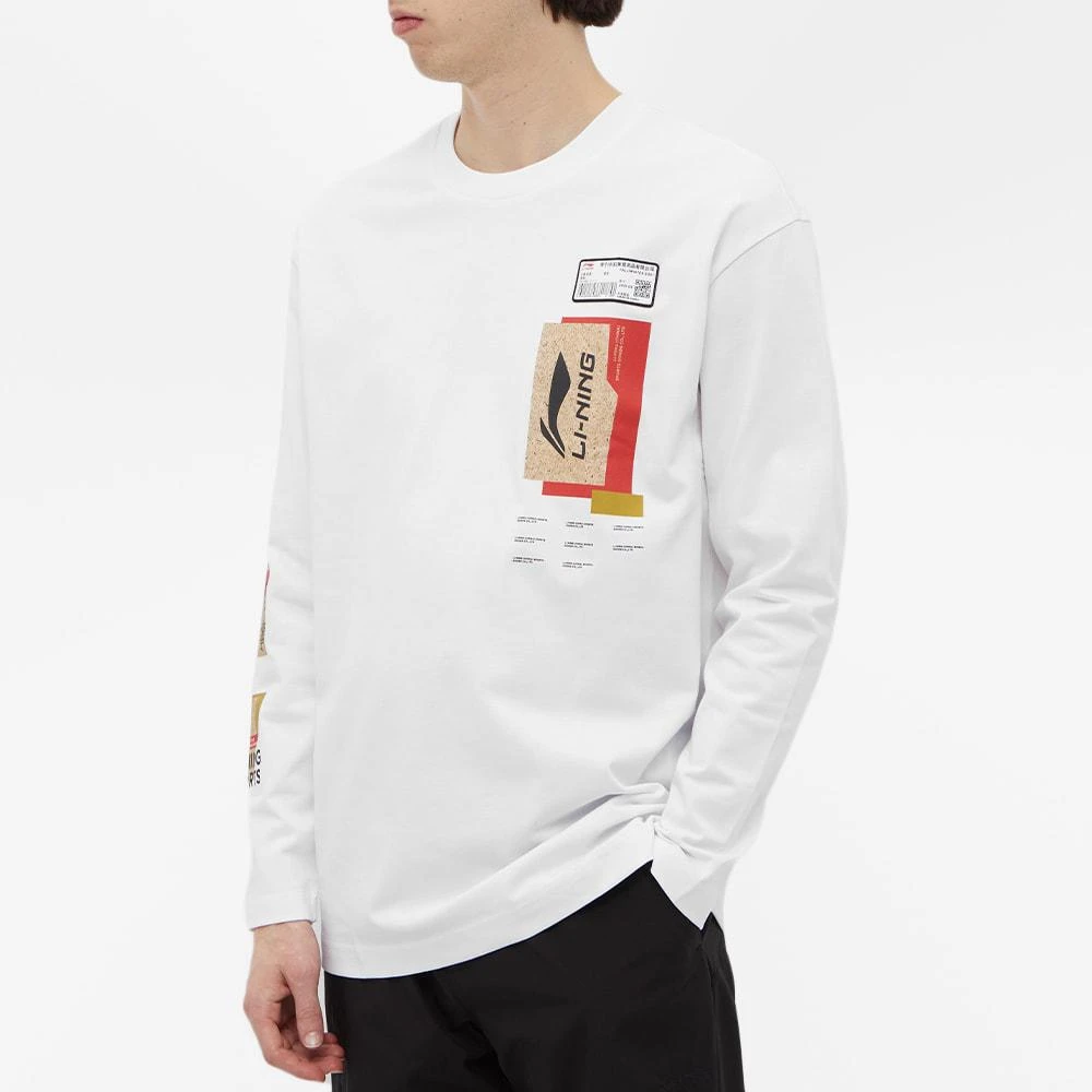 商品Li-Ning|Li-Ning Long Sleeve Logo Tee,价格¥321,第3张图片详细描述