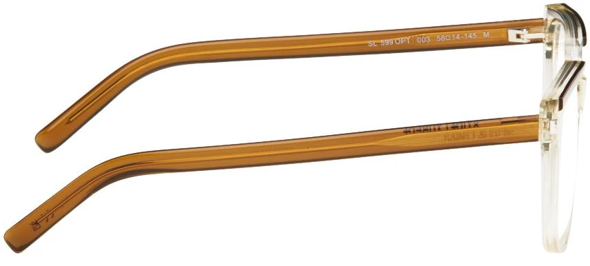 商品Yves Saint Laurent|棕色 SL 599 眼镜,价格¥3289,第2张图片详细描述