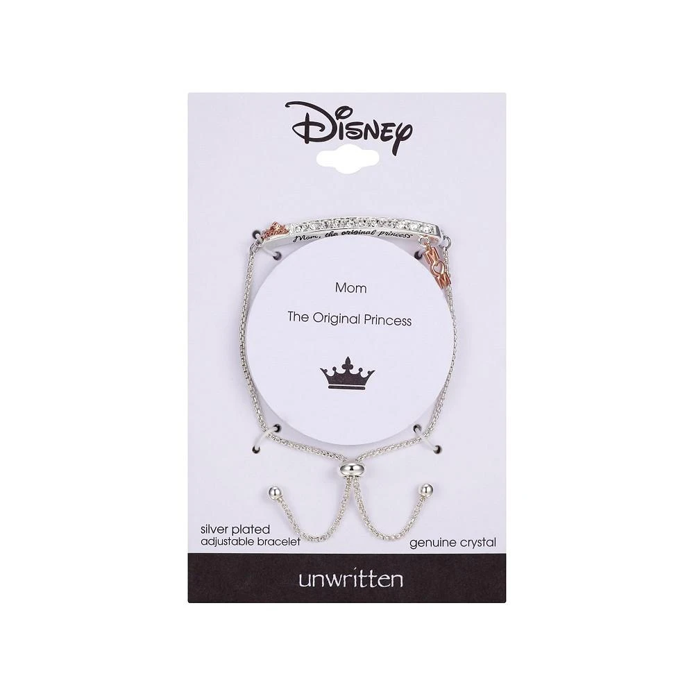 商品Disney|Silver Plated Clear Crystal Adjustable Bolo Mom Charm,价格¥115,第2张图片详细描述