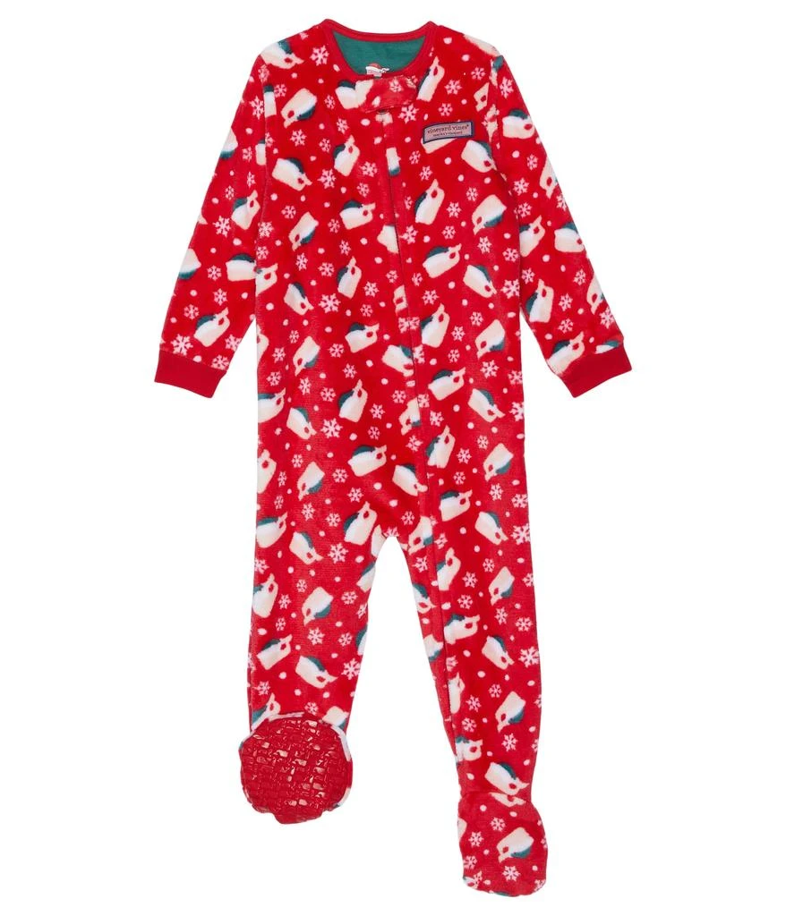 商品Vineyard Vines|Santa Whale One-Piece (Infant),价格¥219,第1张图片