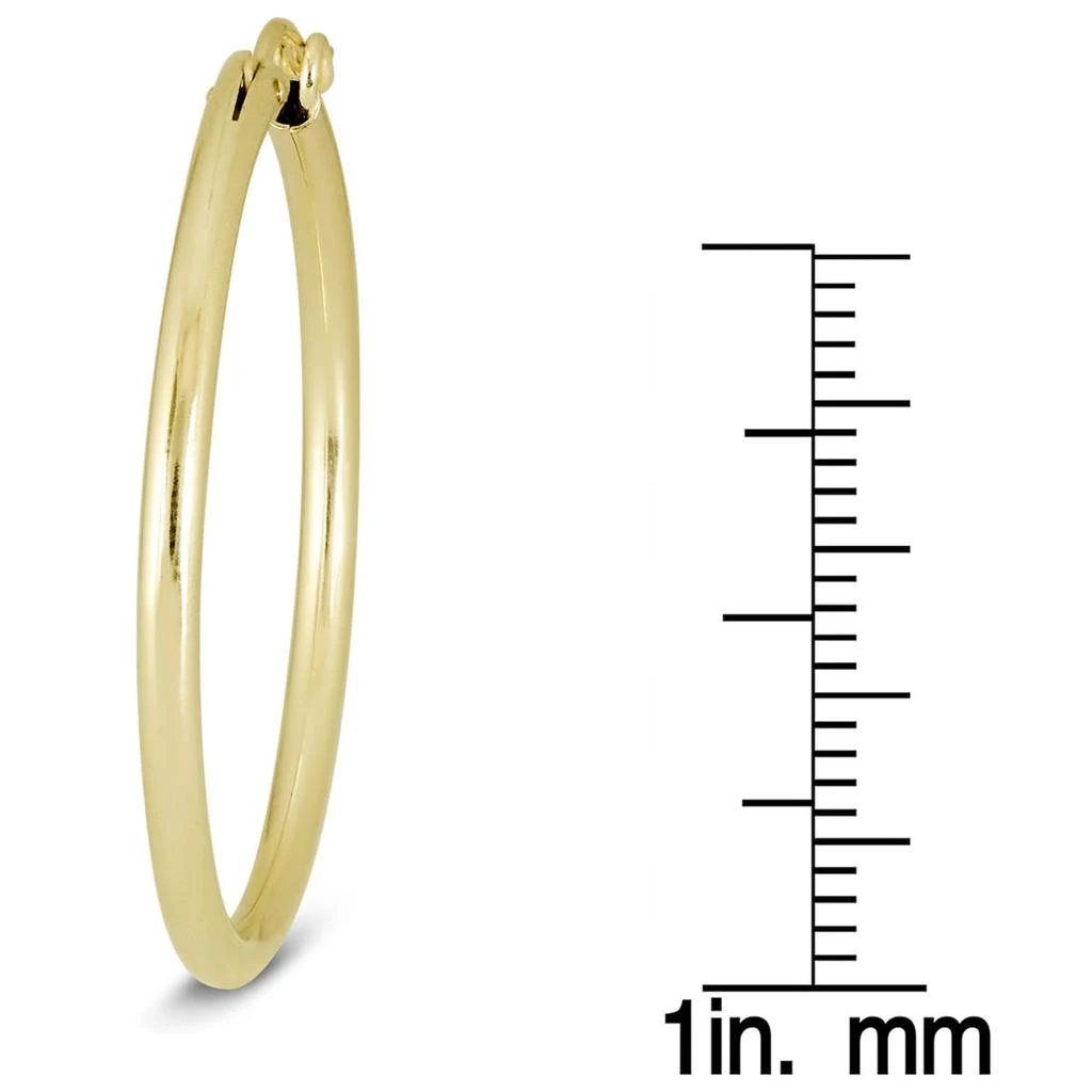 商品Monary|14K Yellow Gold Filled Hoop Earrings (34mm),价格¥551,第3张图片详细描述