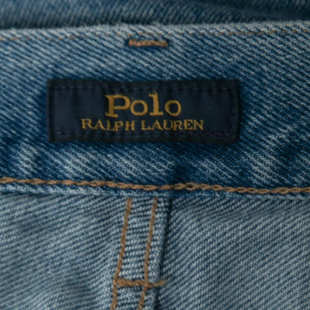 商品[二手商品] Ralph Lauren|Polo Ralph Lauren Blue Denim Logo Tape Trimmed Avery Boyfriend Jeans S Waist 30",价格¥990,第4张图片详细描述