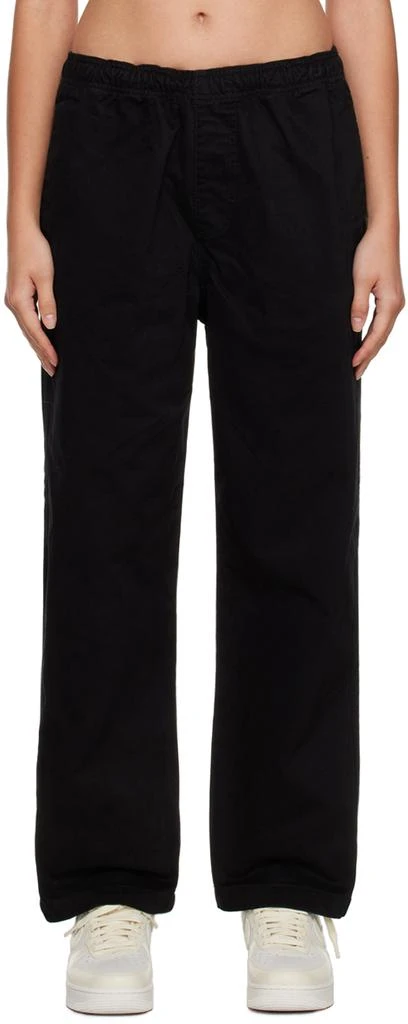 商品STUSSY|Black Beach Trousers,价格¥589,第1张图片
